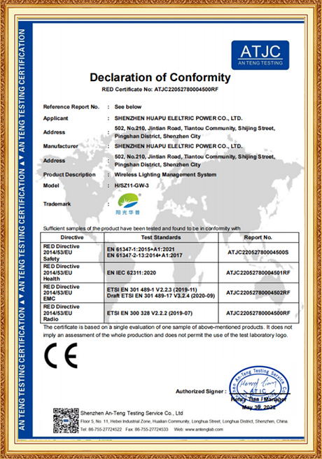 Certificate Of Honor