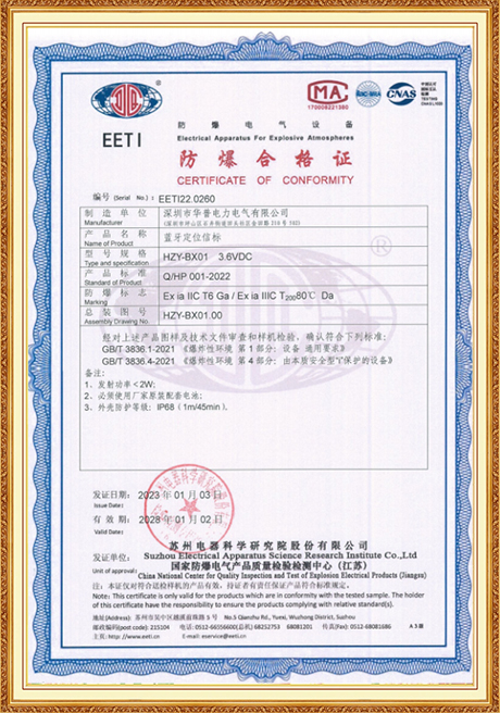 Certificate Of Honor